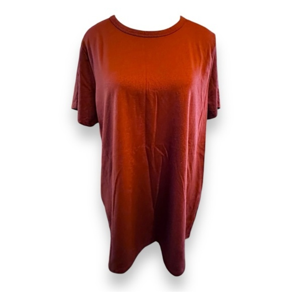 Women’s torrid 1 Red Brick Everyday Signature Jersey Crew Neck Tee 14 16 1X 1XL